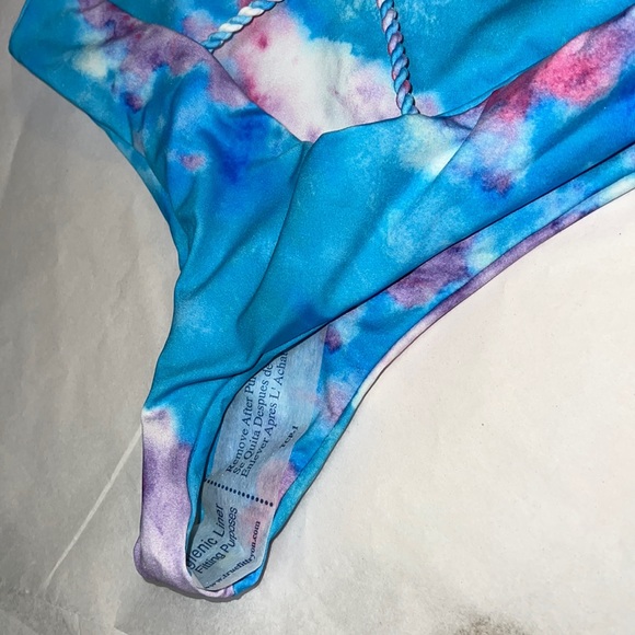 AYRA SWIM One Piece THONG Swimsuit Tie Dye - Picture 6 of 14